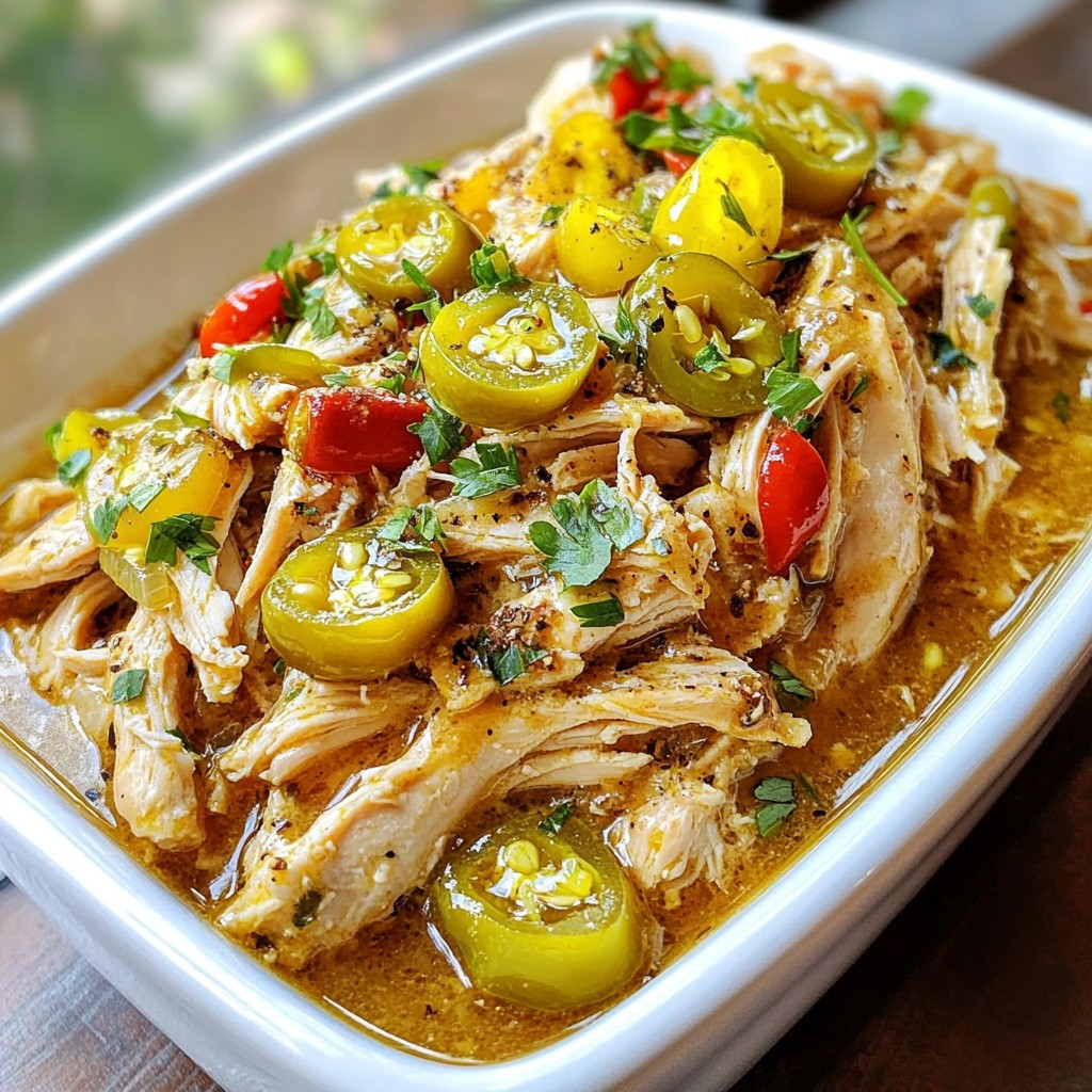Crockpot Mississippi Chicken Easy and Flavorful Meal