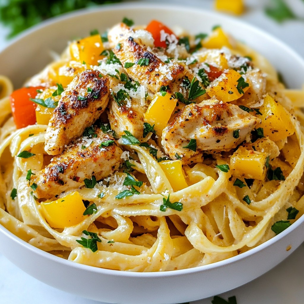 Creamy Cajun Chicken Pasta Flavor-Packed Delight