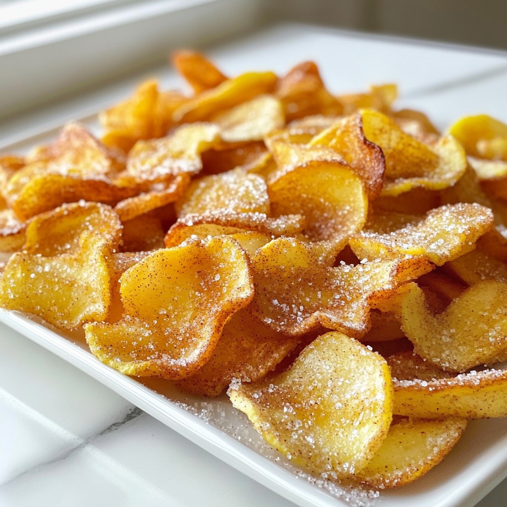 Cinnamon Apple Chips Crispy and Delicious Snack Idea