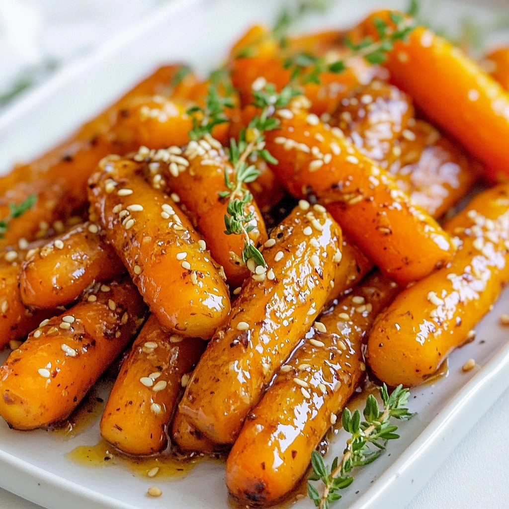 Honey Garlic Glazed Carrots Flavorful and Simple Dish