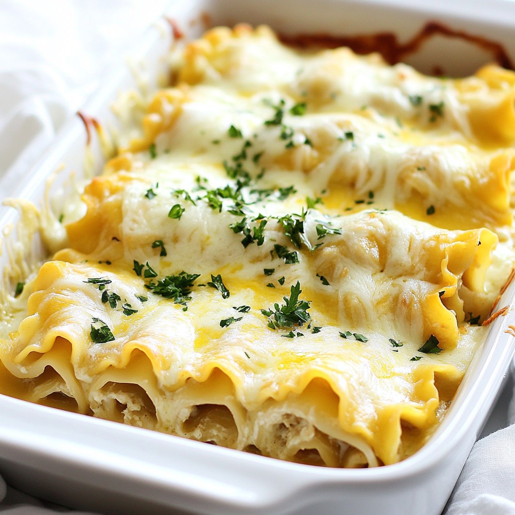 Chicken Alfredo Lasagna Roll Ups Flavorful Family Meal