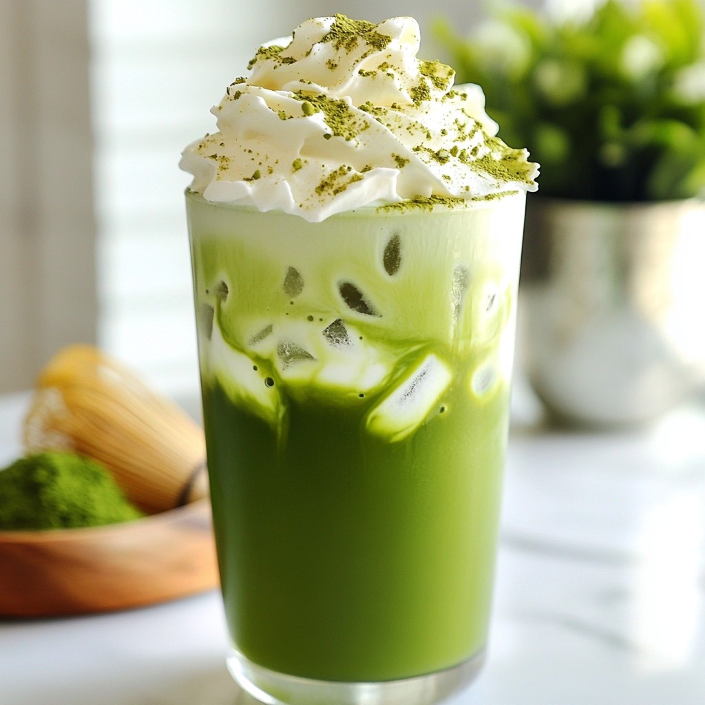Iced Matcha Latte Copycat Refreshing and Easy Recipe