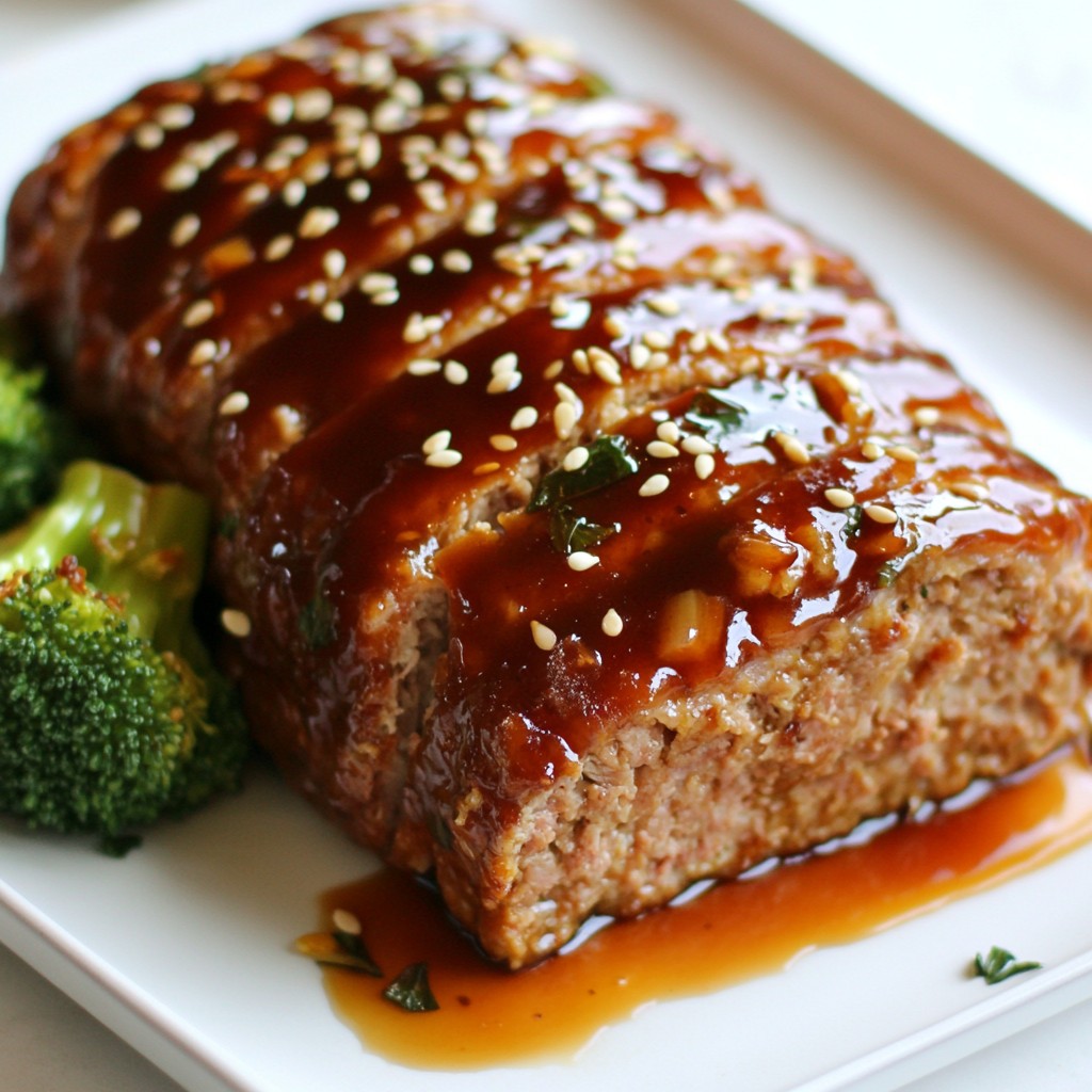 Teriyaki Glazed Turkey Meatloaf Simple and Tasty Recipe
