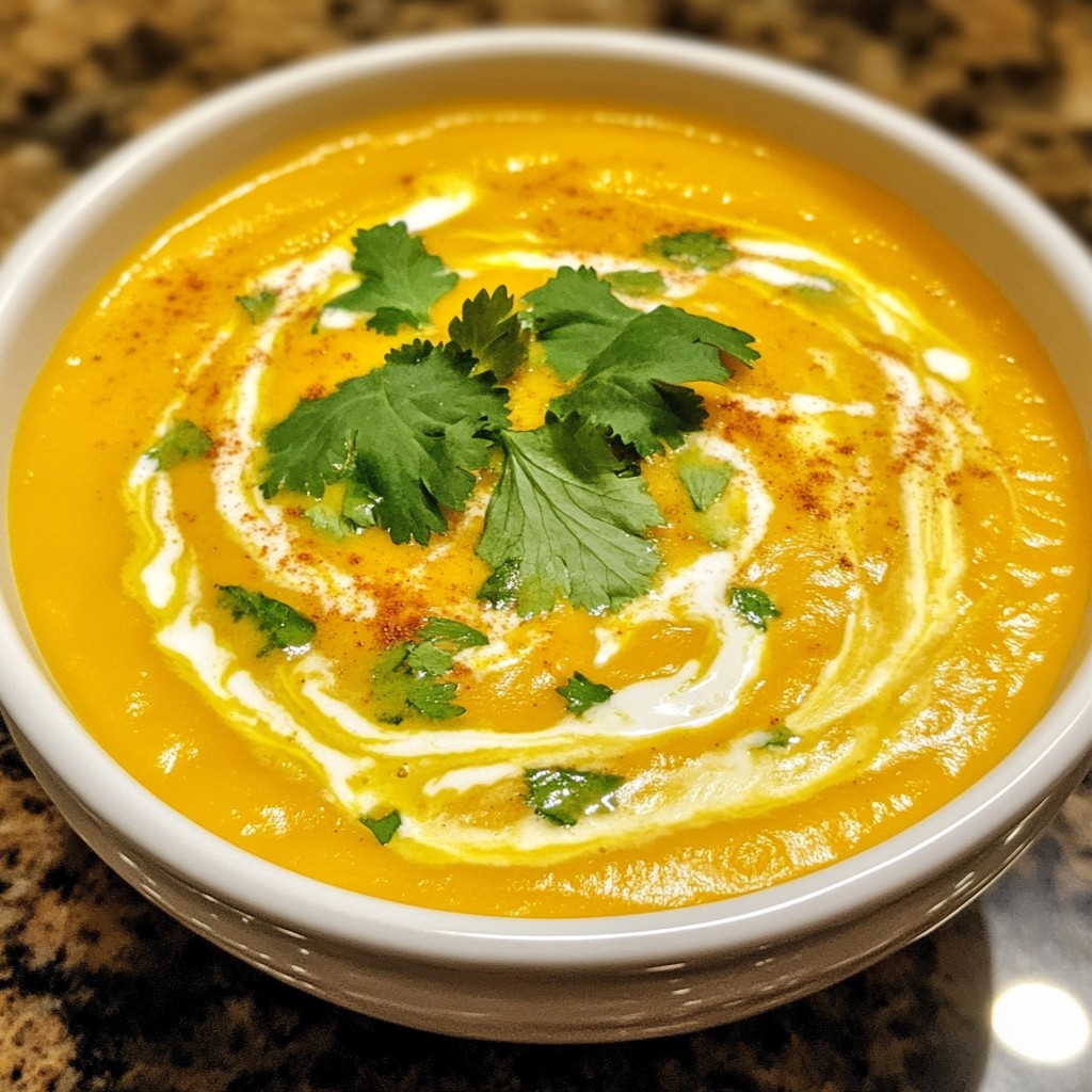 Butternut Squash Bisque Savory Comfort Food Recipe