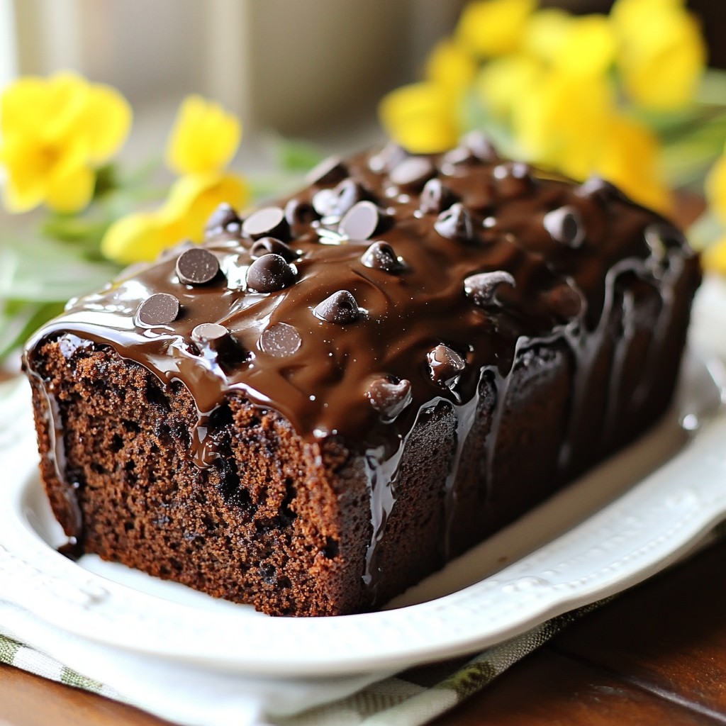Double Chocolate Zucchini Bread Rich and Moist Recipe