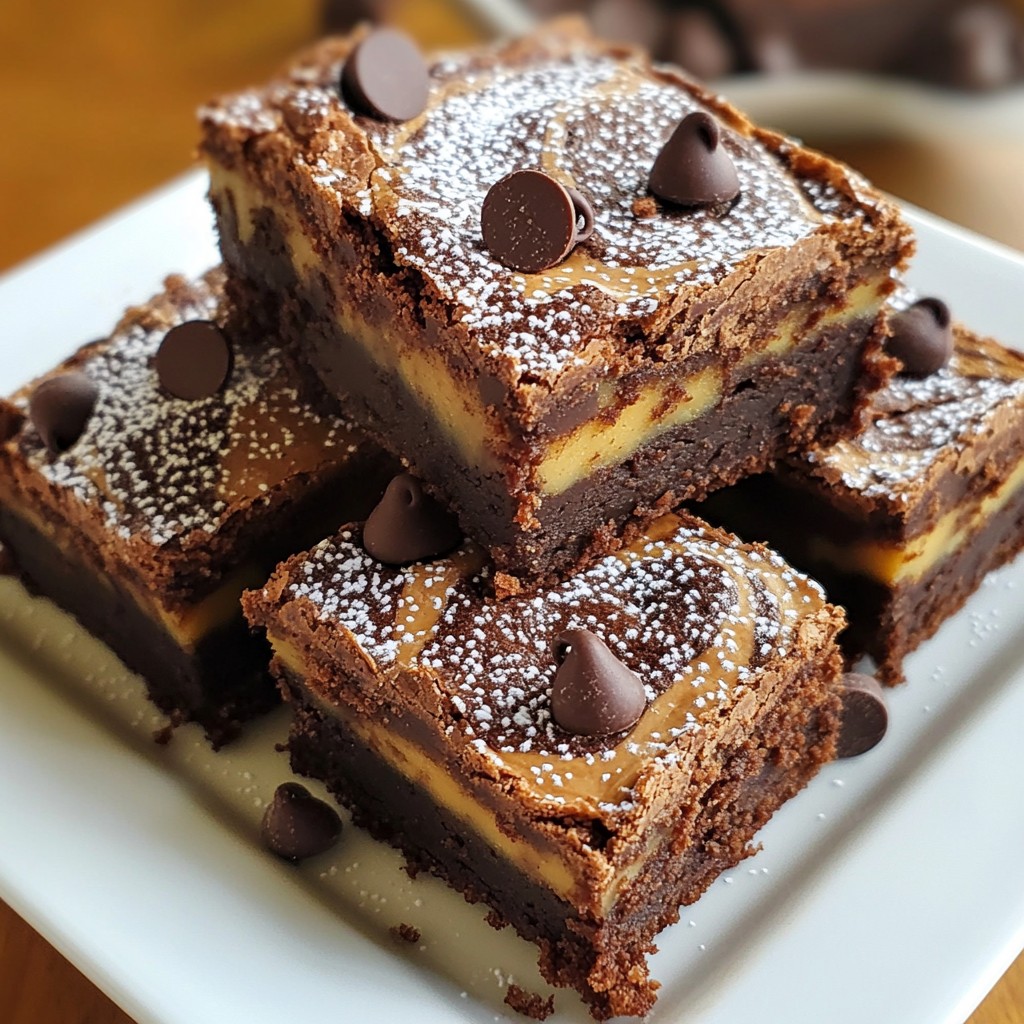 Mocha Swirl Brownies Delightful and Easy Treat