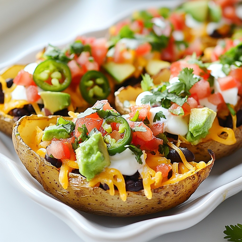 Loaded Nacho Potato Skins Flavorful and Easy Recipe