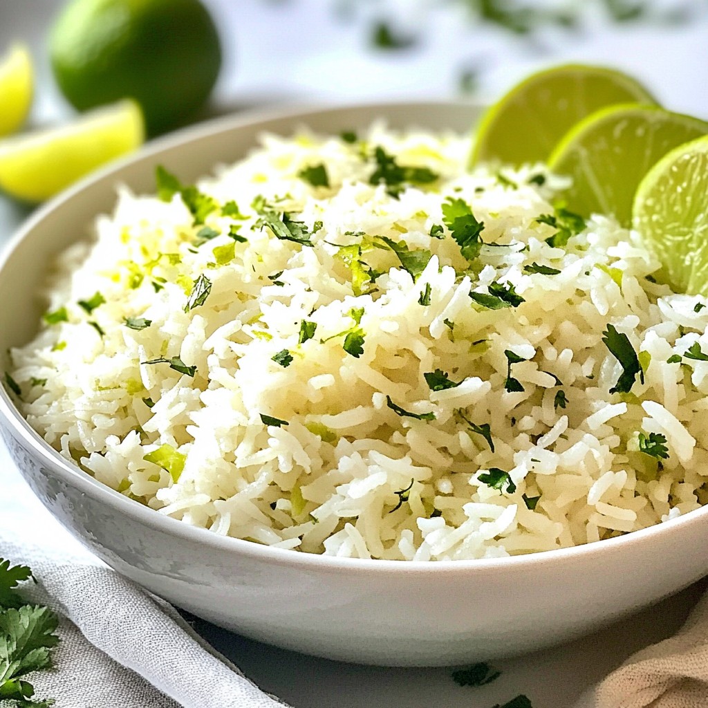 Coconut Lime Rice Delightful and Simple Recipe