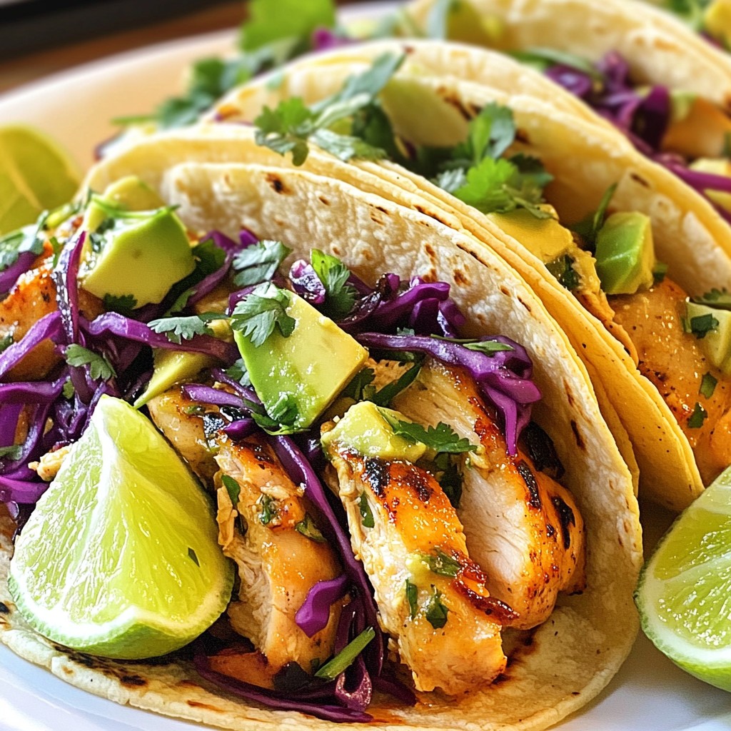Honey Lime Chicken Street Tacos Flavorful and Simple