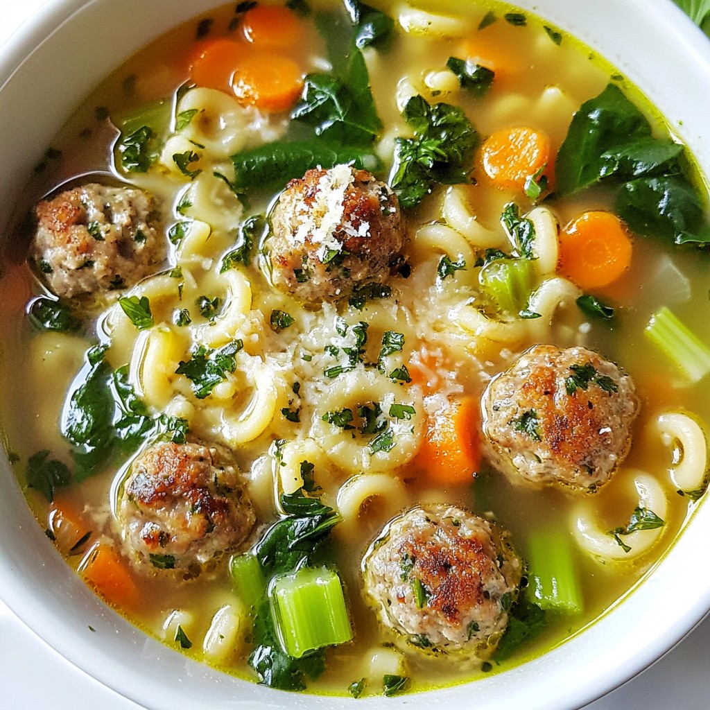 Italian Wedding Soup Hearty and Flavorful Recipe