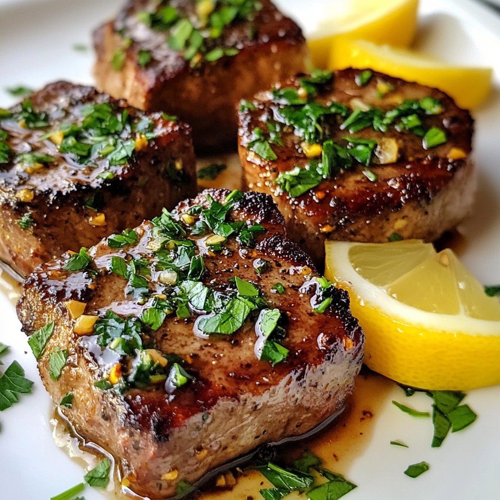 Garlic Herb Steak Bites Flavorful and Easy Recipe