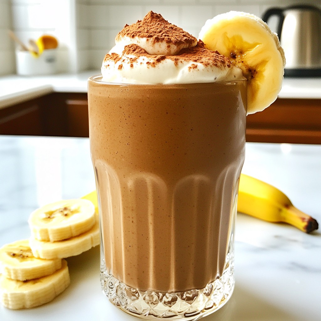 Chocolate Peanut Butter Smoothie Easy and Delicious Blend