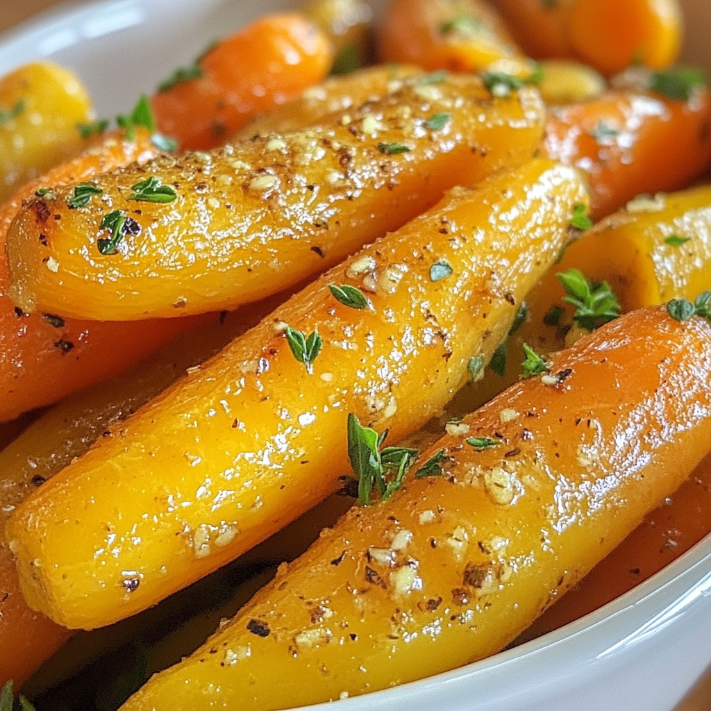 Garlic Butter Roasted Carrots Flavorful and Easy Recipe
