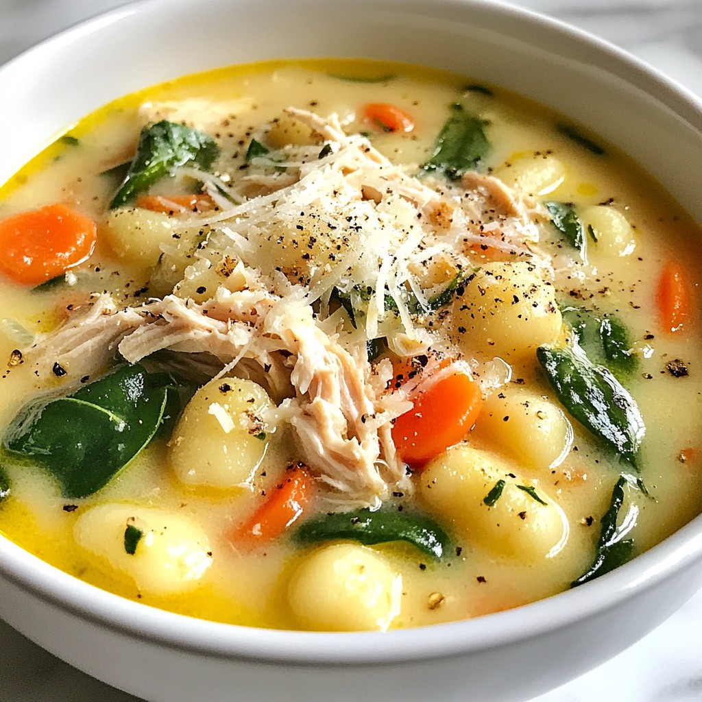 Creamy Chicken Gnocchi Soup Rich and Cozy Delight