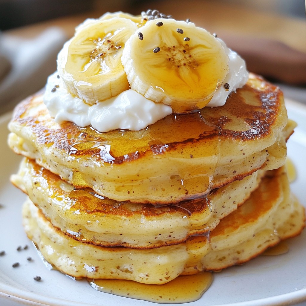 Greek Yogurt Banana Pancakes Simple and Comforting Recipe