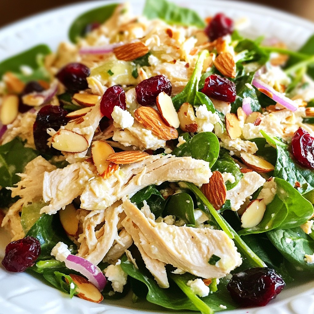 Cranberry Almond Chicken Salad Flavorful and Fresh Meal