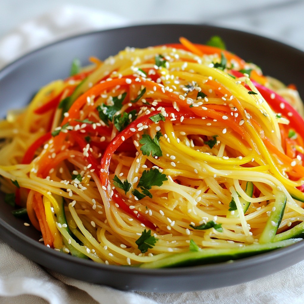 Sesame Ginger Noodle Salad Fresh and Flavorful Recipe