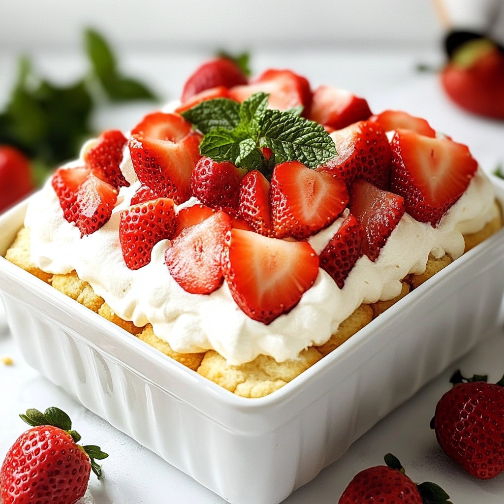 Strawberry Shortcake Icebox Cake Fresh and Tasty Treat