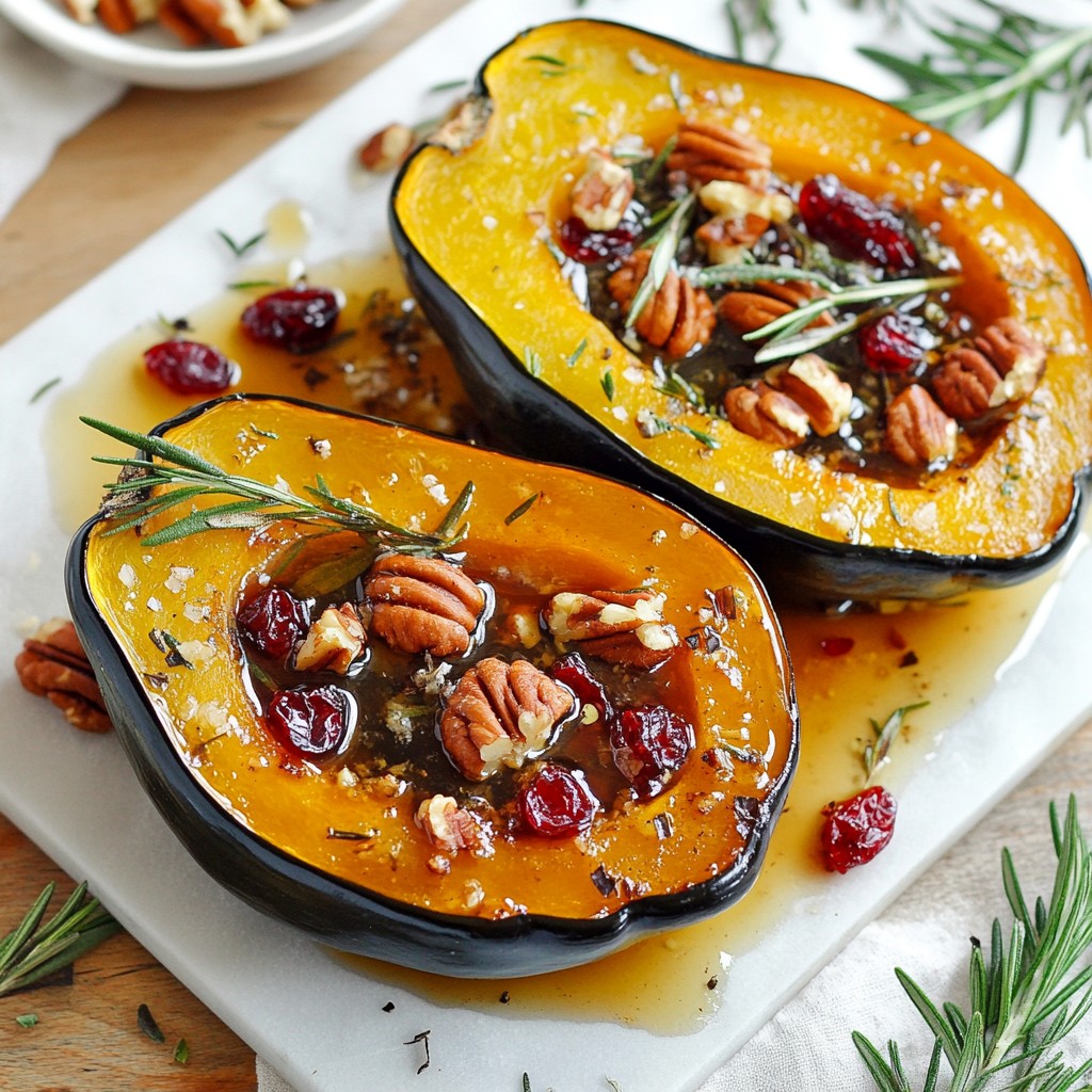 Maple Roasted Acorn Squash Delightful and Simple Dish