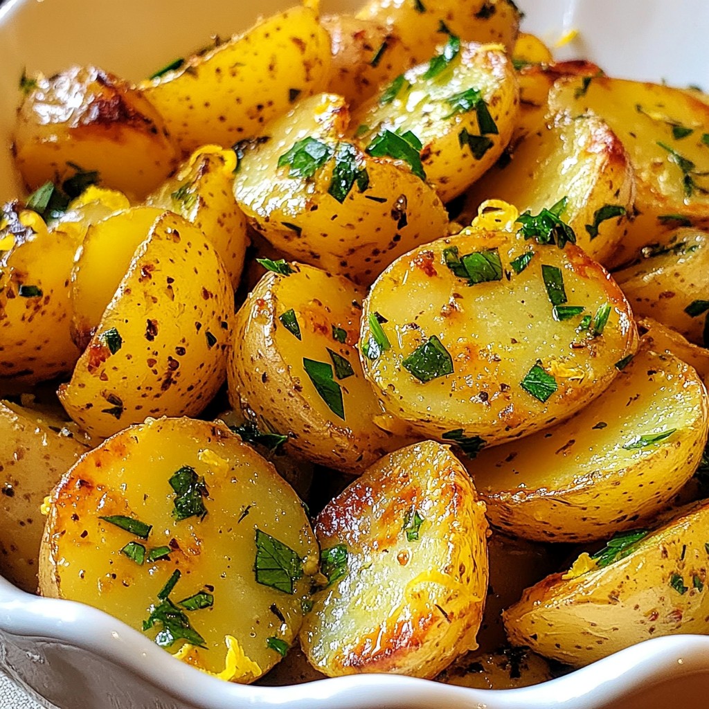 Greek Lemon Potatoes Flavorful and Simple Recipe