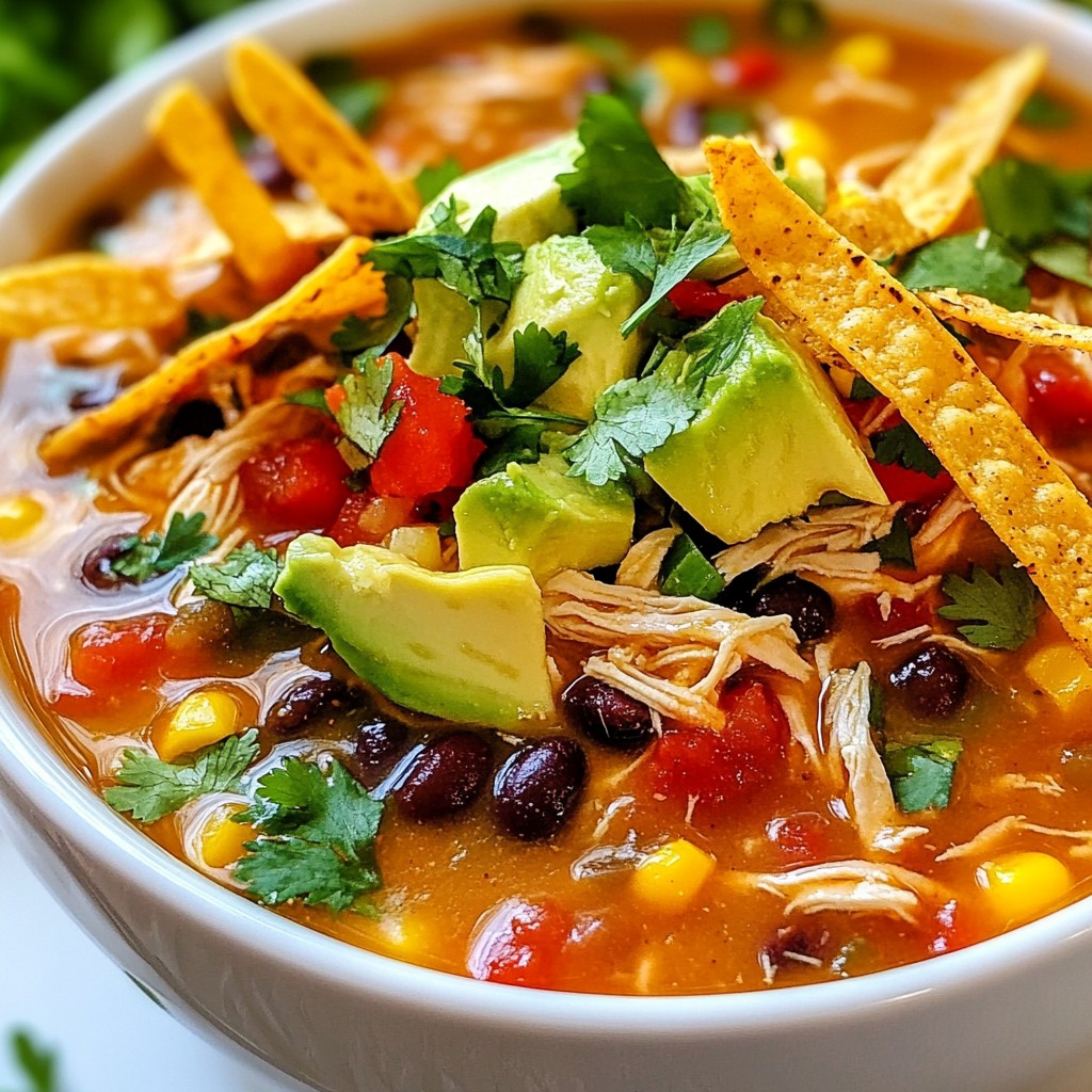 Instant Pot Chicken Tortilla Soup Flavorful and Easy