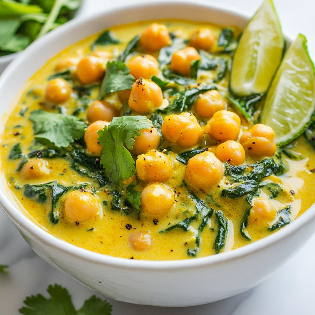 Coconut Curry Chickpea Stew Hearty and Flavorful Dish