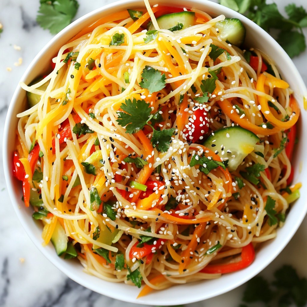 Spicy Sesame Noodle Salad Fresh and Flavorful Recipe