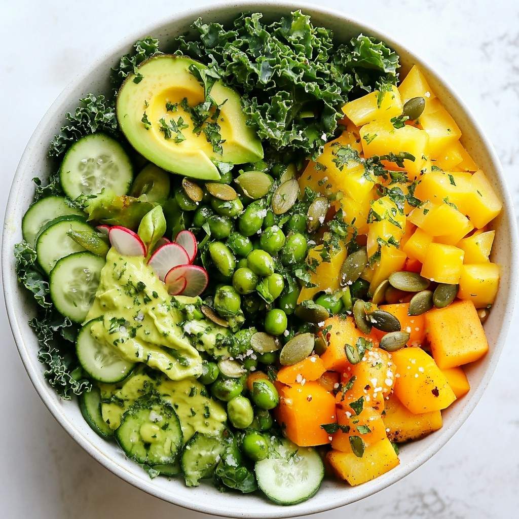 Ultimate Green Goddess Salad Fresh and Nutritious Mix